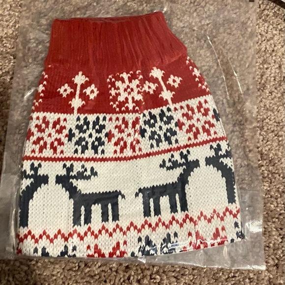 2 Dog Christmas Reindeer Sweater Size Medium - Picture 3 of 5